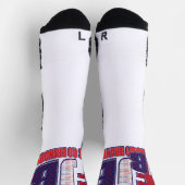 FJB Lets Go Brandon ソックス (上部)