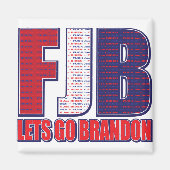 FJB Let's Go Brandon マグネット (正面)
