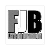 FJB Lets Go Brandon ラバースタンプ (インプリント)