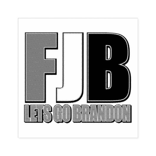 FJB Lets Go Brandon ラバースタンプ (インプリント)