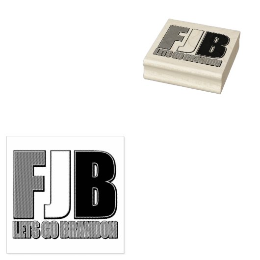 FJB Lets Go Brandon ラバースタンプ (押印)