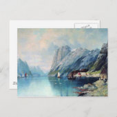 Fjord in Norway 絵画's by Lev Lagorio ポストカード (正面/裏面)
