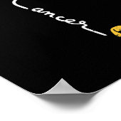 Fk小児癌リボン認識度サポート男性W ポスター (角)