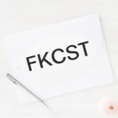 FKCST 楕円形シール (封筒)
