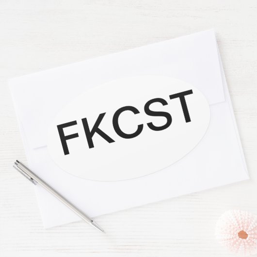 FKCST 楕円形シール (封筒)