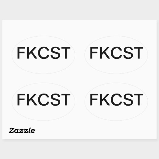FKCST 楕円形シール (シート)