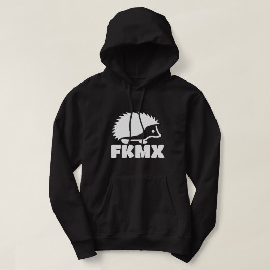FKMXヘッジホッグフード付きスウェットシャツ パーカ (デザイン正面)