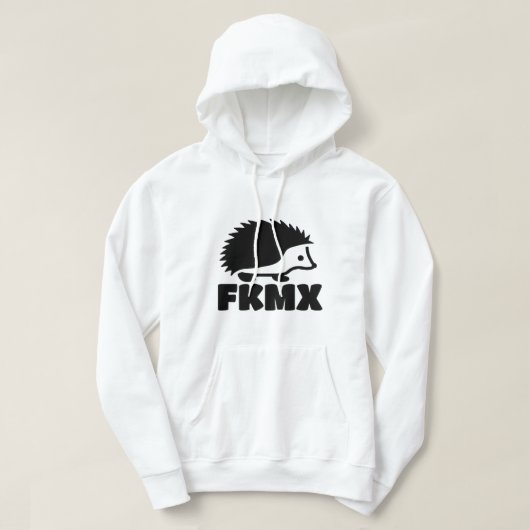 FKMXヘッジホッグフード付きスウェットシャツ パーカ (デザイン正面)