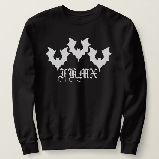 FKMX BATS SWEATSHIRT スウェットシャツ (デザイン正面)