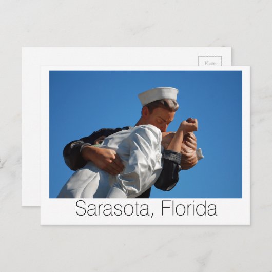 FLセーラーキスをするナ・サラソタ ポストカード (正面/裏面)