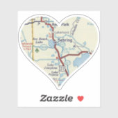 FLヴィンテージマップを表示 シール (シート)