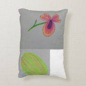 fl；果実絵を描枕 アクセントクッション (裏面(縦))