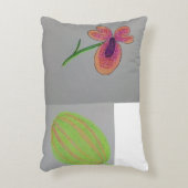 fl；果実絵を描枕 アクセントクッション (正面(垂直))
