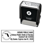 FL Self-Ink Notary Stamp セルフインキングスタンプ (インサイチュ)