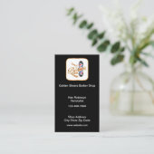 Flaappppppppppp予算理容師ショップの名刺 名刺 (スタンド正面)