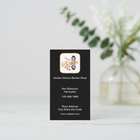 Flaappppppppppp予算理容師ショップの名刺 名刺 (スタンド正面)