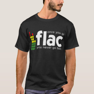 FLAC行けば Tシャツ