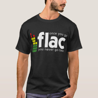 FLAC行けば Tシャツ