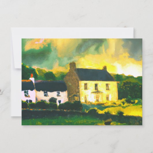 Flache Feiertagskarte シーズンカード (正面)