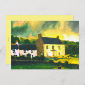 Flache Feiertagskarte シーズンカード (正面/裏面)