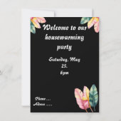 Flache Grußkarte カード (裏面)