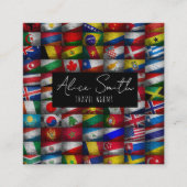 Flagコレクション スクエア名刺 (正面)