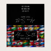 Flagコレクション 名刺 (外部フラット)