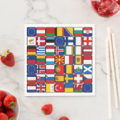 Flagコレクシ国際的ョン スタンダードランチョンナプキン (インサイチュ)