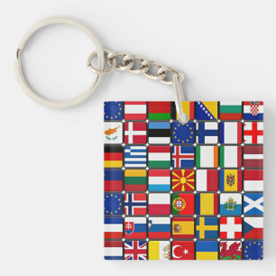 Flag国際的コレクション、世界の国旗、 キーホルダー