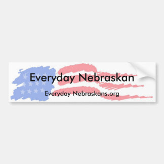 flag4の毎日のNebraskan、毎日のNebraskans.org バンパーステッカー