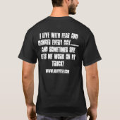 flag5pirate3art2のblueyfabnew tシャツ (裏面)