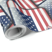Flag_統一された_州_by_JAMColors ラッピングペーパー (ロールコーナー)