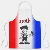 Flag Bearing Colonial Man 250th エプロン (正面)