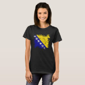 Flag Bosnia Herzegowina Nationality State Origin T Tシャツ (正面フル)