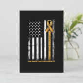 Flag Childhood Cancer Awareness Gift 招待状 (スタンド正面)