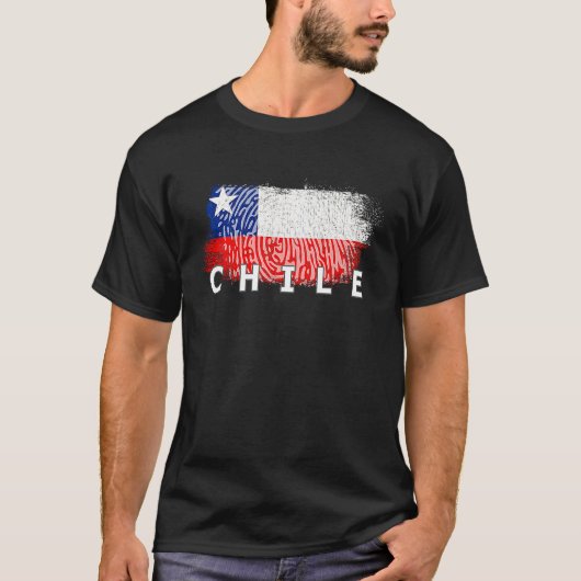 Flag Chile Nationality State Origin Tシャツ (正面)