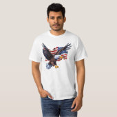 Flag/Eagle - Tシャツ (正面フル)