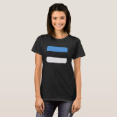 Flag Estonia Tシャツ (正面フル)