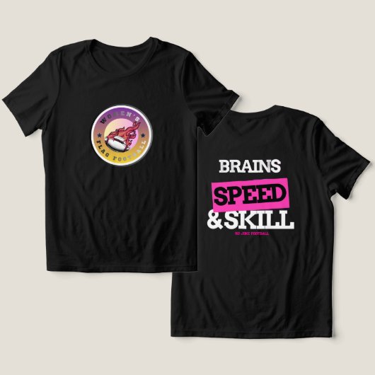 Flag Football Flamed Hype トライブレンドＴシャツ (デザイン正面&裏面)