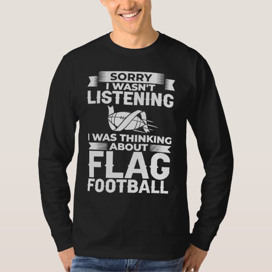 Flag Football Game American Player Field Flags  3 Tシャツ (正面)