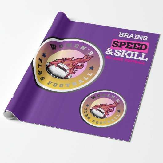 Flag Football Hype ラッピングペーパー (アンロールド)