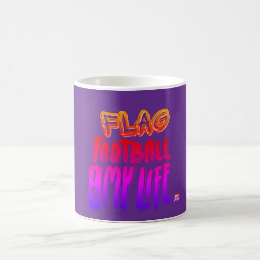 Flag Football Is My Life コーヒーマグカップ (中央)