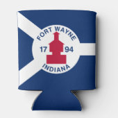 Flag Fort Wayne, Indiana Can Cooler 缶クーラー (裏面)