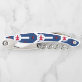 Flag Fort Wayne, Indiana Waiter's Corkscrew ソムリエナイフ (正面)
