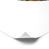 Flag Frankfurt Main city germany symbol emblem  ポスター (コーナー)