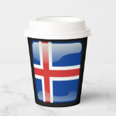 Flag_of_アイスランド 紙コップ (正面)