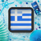 Flag_of_ギリシャ ペーパープレート (パーティー)