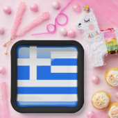 Flag_of_ギリシャ ペーパープレート (パーティー)