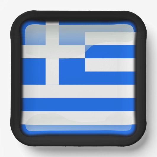 Flag_of_ギリシャ ペーパープレート (正面)