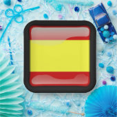 Flag_of_スペイン ペーパープレート (パーティー)